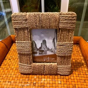Handmade 4x6 Woven Picture Frame